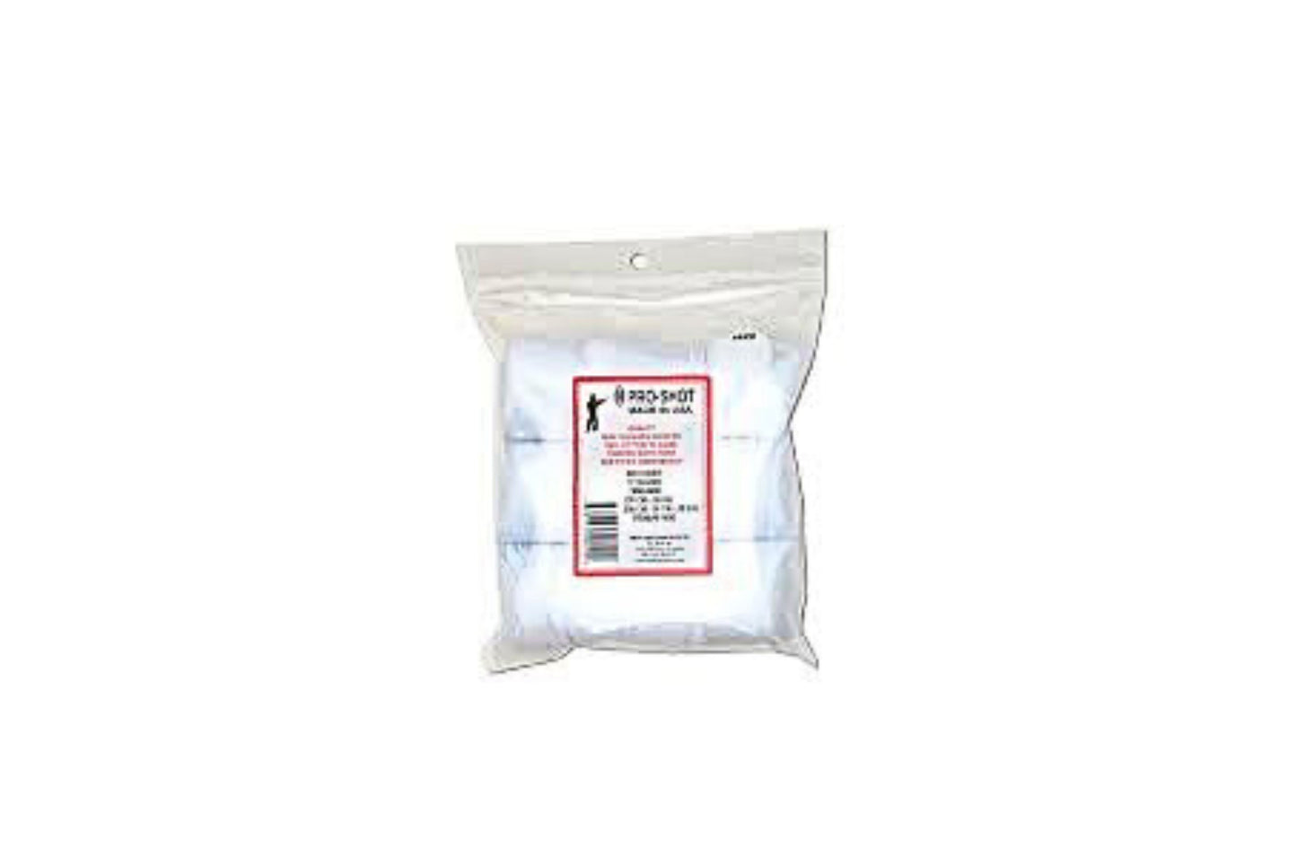 PRO SHOT CLEANING | 3" SQUARE PATCHES - 12 GA TO 16 GA - 250 COUNT