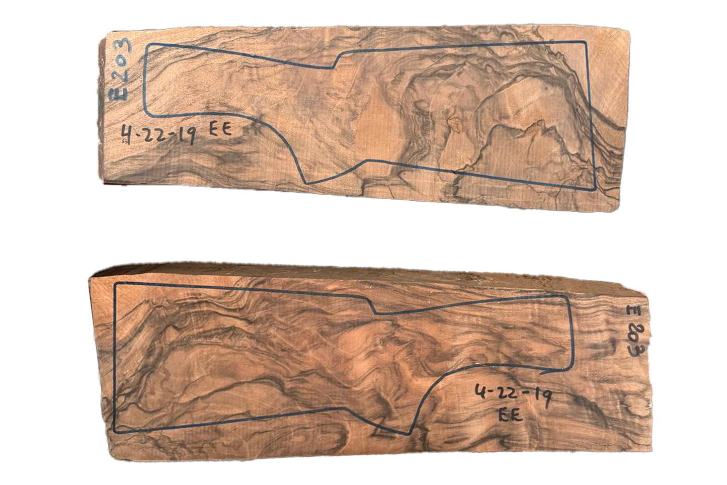Wood Blank 04-22-19 Exhibition Grade | Suitable for Perazzi, Krieghoff, Beretta, Blaser, Zoli and More