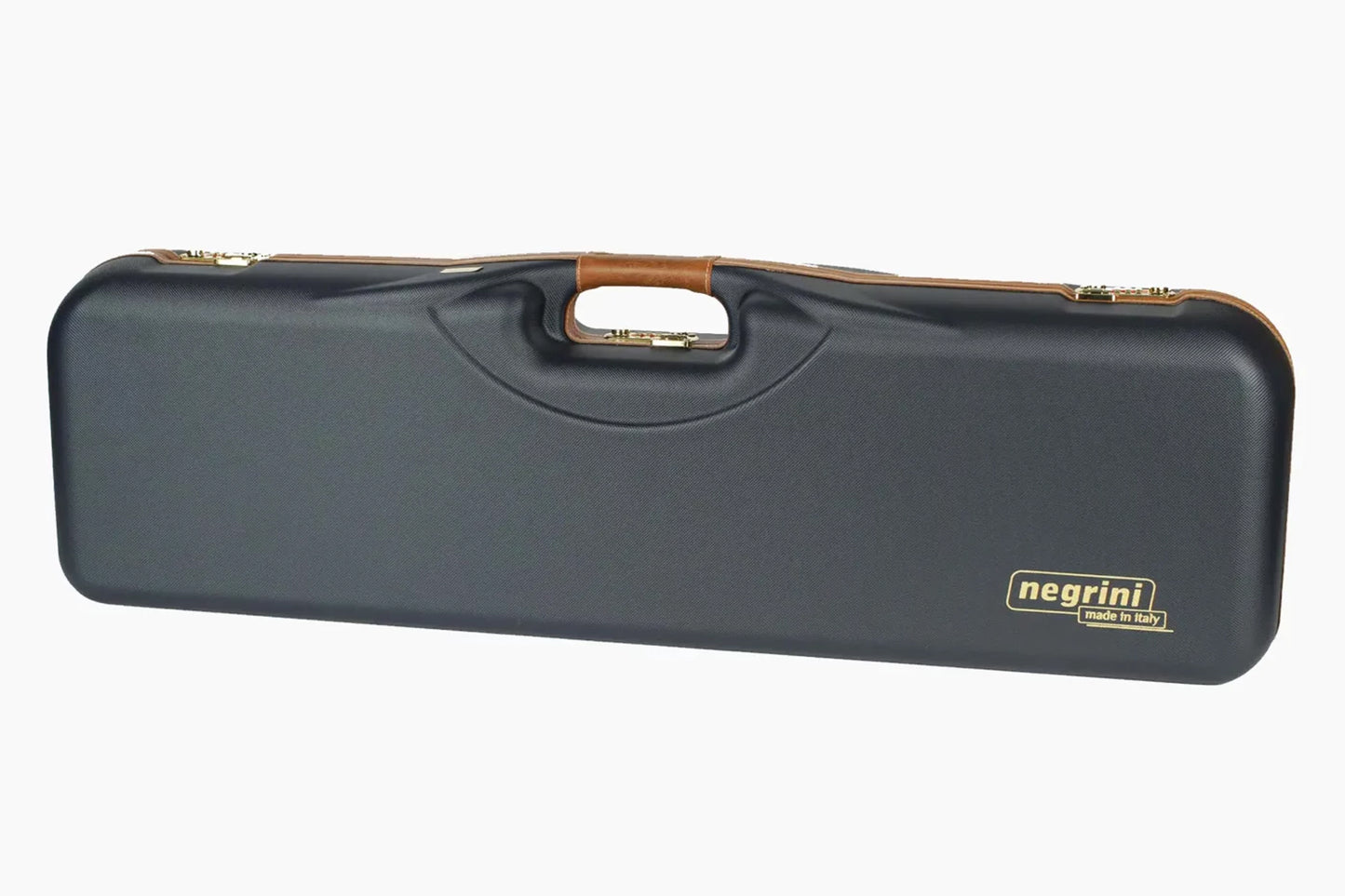 NEGRINI ACCESSORIES | NEGRINI CASE | 1646 SPORTING & HUNTING | 1 O&U OR SXS / 3 MEDIUM RIB BARRELS UP TO 32" | NAVY / TOBACCO LEATHER / NAVY