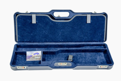 NEGRINI ACCESSORIES | NEGRINI CASE | 1670 HUNTING & COMPETITION | 2 O&U OR SXS / 2 LOW TO MEDIUM RIB BARRELS UP TO 28" | NAVY / NAVY