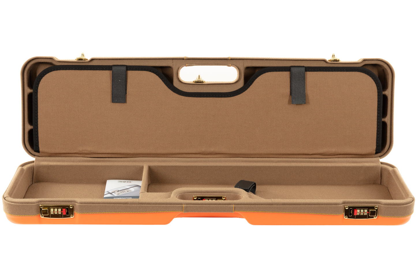 NEGRINI CASE | 1621 UPLANDER | 1 O&U OR SXS / 2 LOW RIB BARRELS UP TO 30" | BLAZE / KHAKI