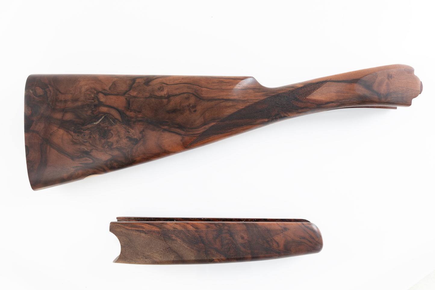 Beretta 686/687 28GA English Straight Stock Field Wood Set | 1 3/8" by 2 1/8" | SN#: 25B-0093 - Factory Cosmetic Blemish