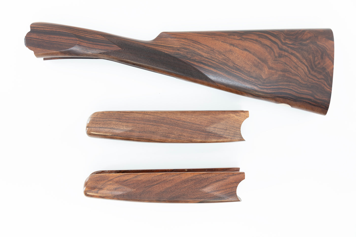 Beretta 686/687 20GA/28GA Long Tang English Field Wood Set | 1 3/8" x 2 1/4" | SN#: WS260037