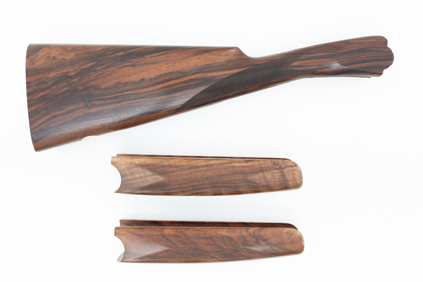 Beretta 686/687 20GA/28GA Long Tang English Field Wood Set | 1 3/8" x 2 1/4" | SN#: WS260037