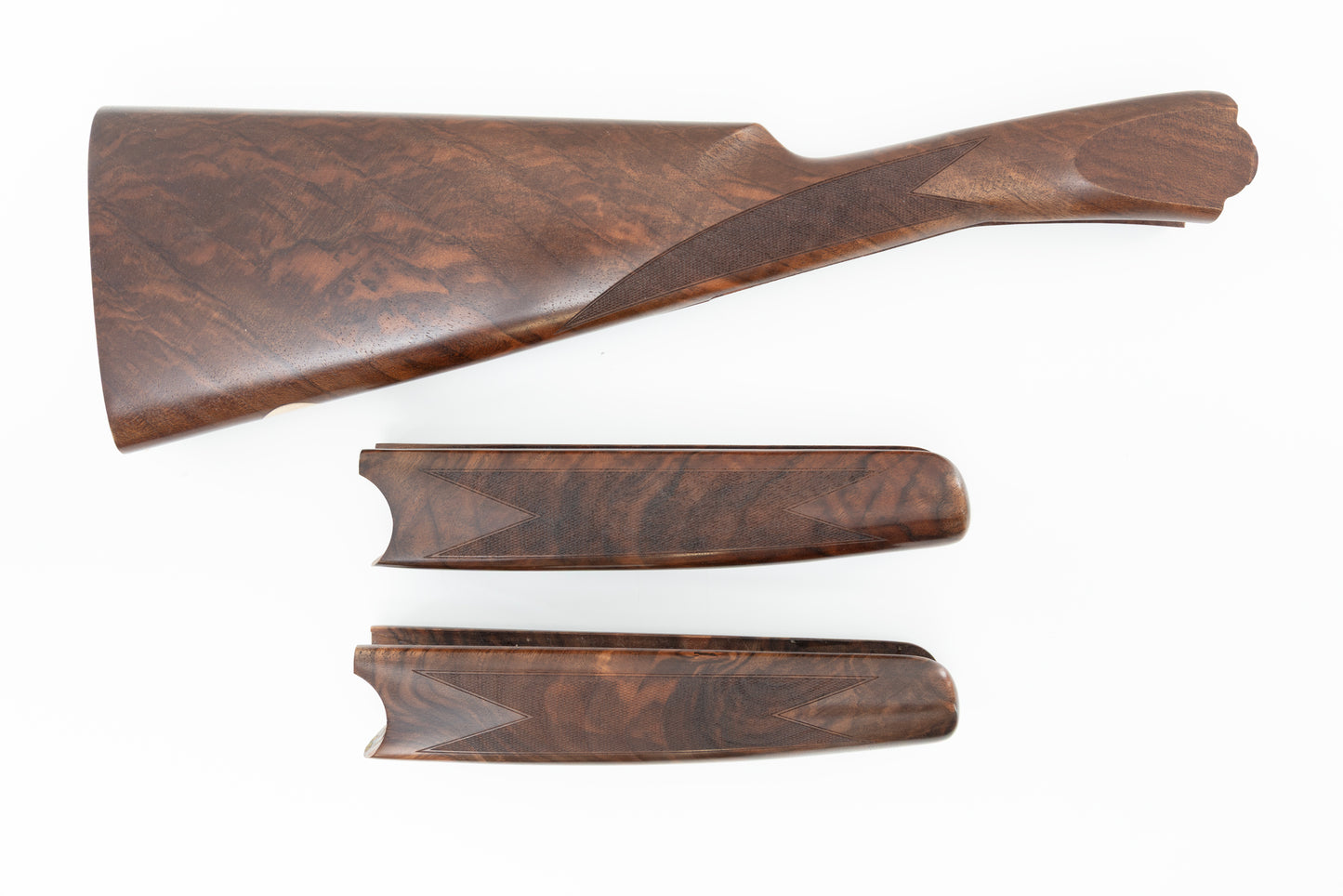 Beretta 686/687 20GA/28GA Long Tang English Field Wood Set | 1 3/8" x 2 1/4" | SN#: WS260038