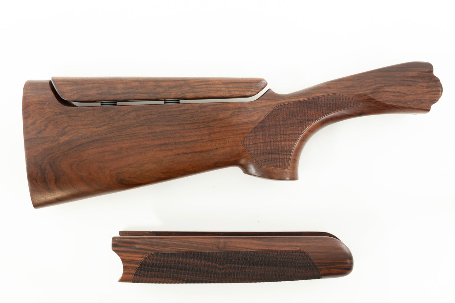 Beretta 688 12GA Left Hand International Trap Wood Set | 1 3/8" x 1 3/4" | SN#: WS260057