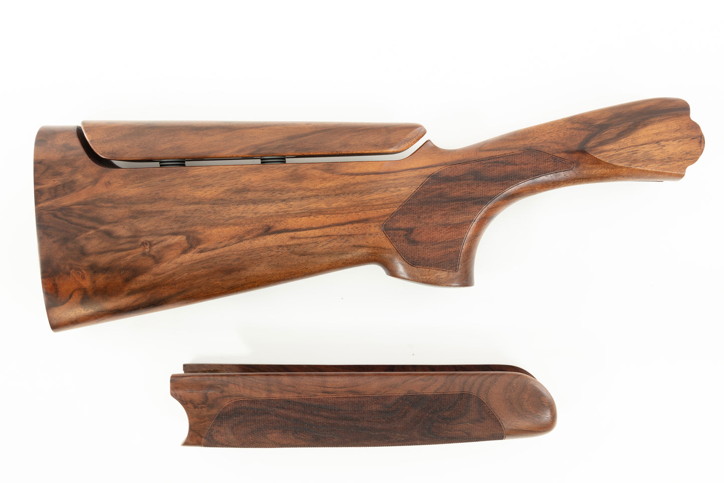 Beretta 688 12GA Left Hand International Trap Wood Set | 1 3/8" x 1 3/4" | SN#: WS260062