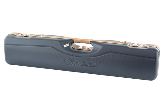COLE EXCLUSIVE NEGRINI CASE | COLE COMPACT SPORTING COMBO | 1 O&U/2 FLAT RIB 32" BBLS + EXT. CHOKES | NAVY/TAN TRIM/NAV INT