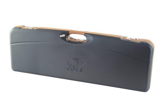 COLE EXCLUSIVE NEGRINI CASE | COLE SPORTING COMBO | 1 O&U/2 FLAT RIB 32" BBLS+ EXT. CHOKES | NAVY/TAN TRIM/NAV INT