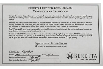 Pre-Owned Factory Certified Beretta A400 XCEL Sporting Shotgun | 20GA 28" | SN#L XA191321