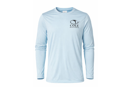 COLE APPAREL | COOLING PERFORMANCE LONG SLEEVE 44+ UPF | PASTEL BLUE
